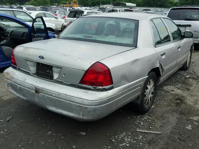 2FAFP74W44X113685 - 2004 FORD CROWN VICT GRAY photo 4