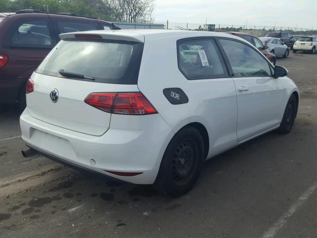 3VW817AU5FM024971 - 2015 VOLKSWAGEN GOLF WHITE photo 4