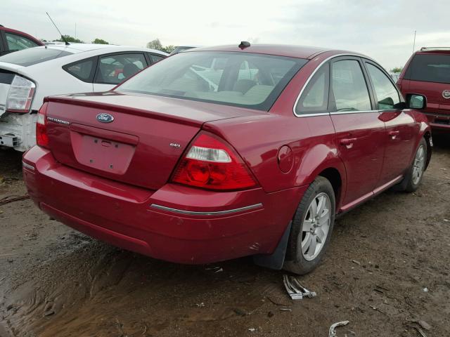 1FAHP24127G139096 - 2007 FORD FIVE HUNDR RED photo 4