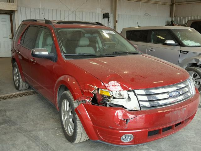 1FMDK03W49GA03284 - 2009 FORD TAURUS X L RED photo 1