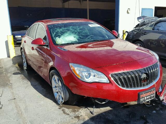 2G4GK5EX0F9288012 - 2015 BUICK REGAL RED photo 1