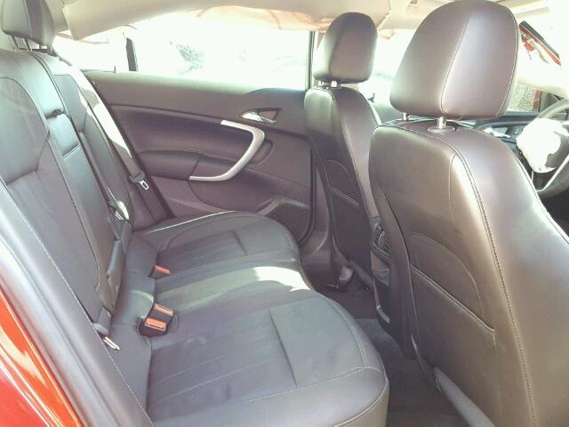 2G4GK5EX0F9288012 - 2015 BUICK REGAL RED photo 6