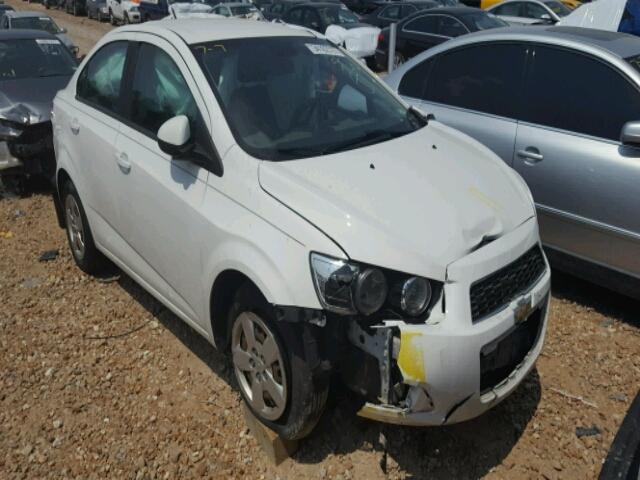 1G1JA5SH0D4114735 - 2013 CHEVROLET SONIC LS თეთრი ფოტო 1