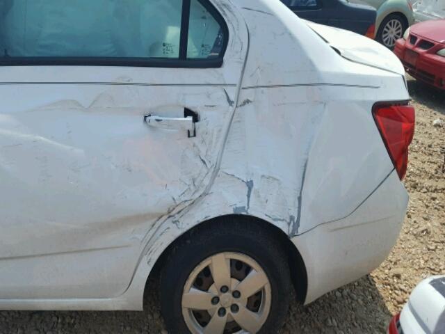 1G1JA5SH0D4114735 - 2013 CHEVROLET SONIC LS თეთრი ფოტო 10