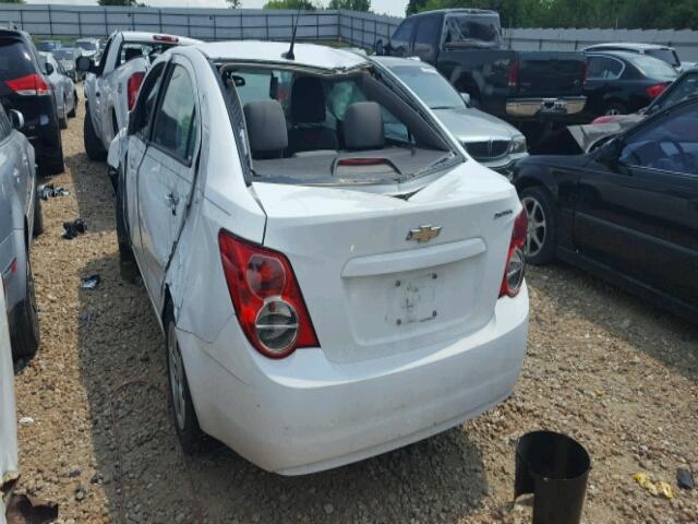 1G1JA5SH0D4114735 - 2013 CHEVROLET SONIC LS თეთრი ფოტო 3