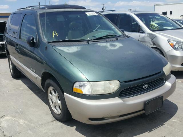 4N2XN11T4YD834238 - 2000 NISSAN QUEST SE GREEN photo 1