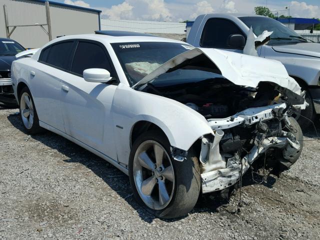 2C3CDXCT0EH332107 - 2014 DODGE CHARGER R/ WHITE photo 1