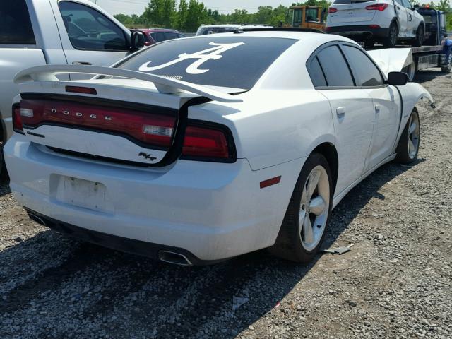 2C3CDXCT0EH332107 - 2014 DODGE CHARGER R/ WHITE photo 4