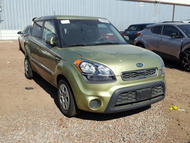 KNDJT2A56C7408645 - 2012 KIA SOUL GREEN photo 1