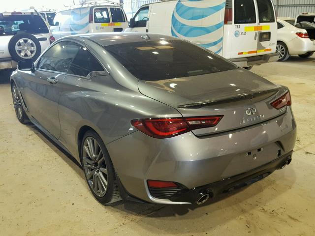 JN1FV7EK5HM610448 - 2017 INFINITI Q60 RED SP GRAY photo 3