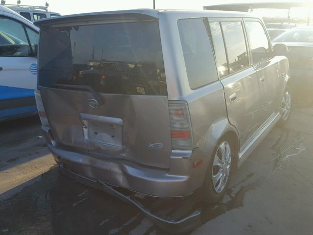 JTLKT324X50189169 - 2005 TOYOTA SCION XB SILVER photo 4