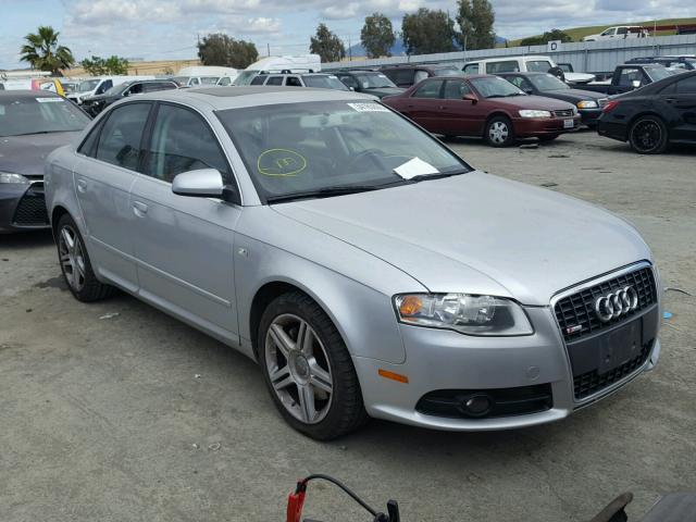 WAUAF78E78A003993 - 2008 AUDI A4 2.0T GRAY photo 1