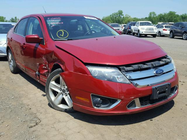 3FAHP0DC9AR146293 - 2010 FORD FUSION SPO RED photo 1