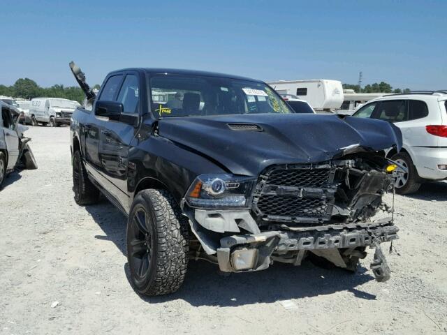 1C6RR7MT8HS758475 - 2017 RAM 1500 SPORT BLACK photo 1