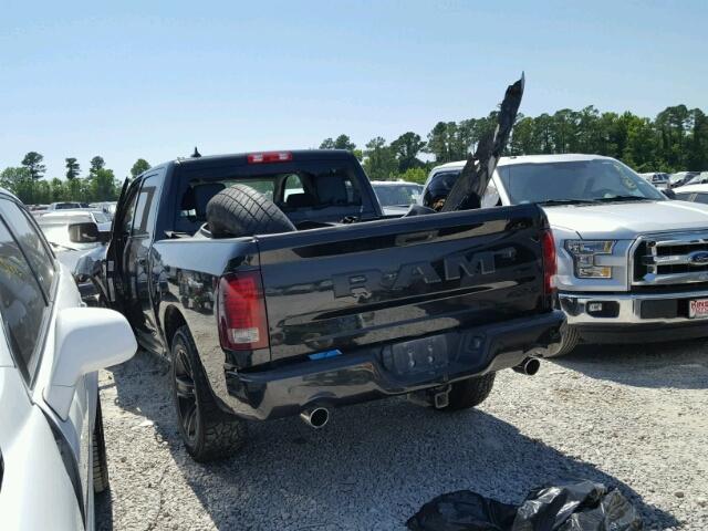 1C6RR7MT8HS758475 - 2017 RAM 1500 SPORT BLACK photo 3