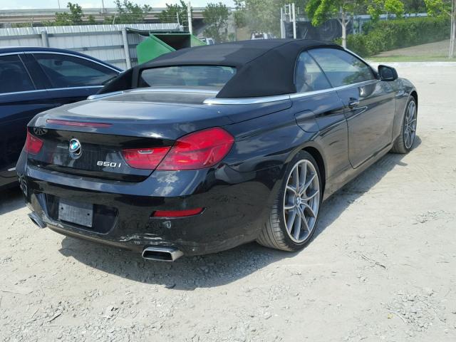 WBALZ3C54CDL71149 - 2012 BMW 650 I BLACK photo 4