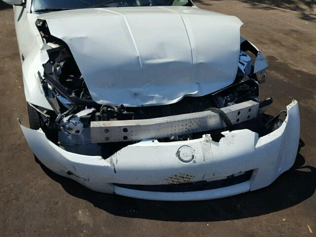 JN1AZ36A14T013603 - 2004 NISSAN 350Z ROADS WHITE photo 9