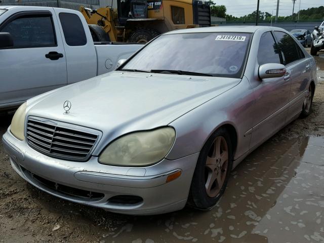 WDBNG75J94A415134 - 2004 MERCEDES-BENZ S 500 SILVER photo 2