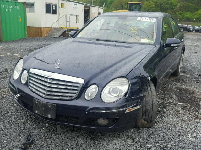 WDBUF87X48B275984 - 2008 MERCEDES-BENZ E 350 4MAT BLUE photo 2