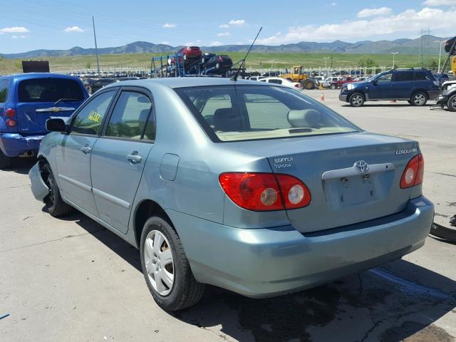 1NXBR32E25Z403921 - 2005 TOYOTA COROLLA LE 绿色 照片 3