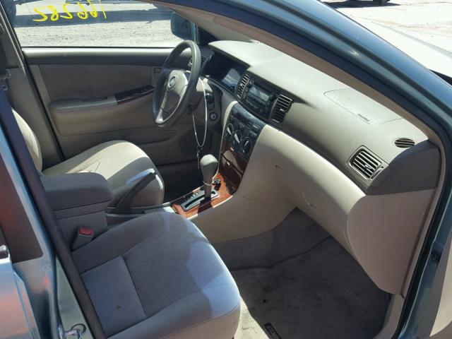 1NXBR32E25Z403921 - 2005 TOYOTA COROLLA LE 绿色 照片 5