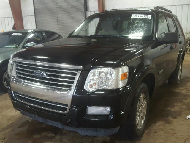 1FMEU73E18UA33230 - 2008 FORD EXPLORER X BLACK photo 2