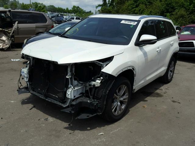 5TDKKRFH8ES026306 - 2014 TOYOTA HIGHLANDER ვერცხლისფერი ფოტო 2