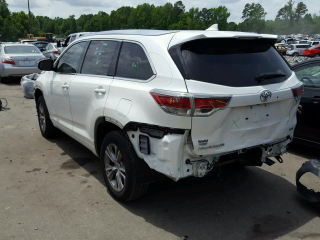 5TDKKRFH8ES026306 - 2014 TOYOTA HIGHLANDER ვერცხლისფერი ფოტო 3