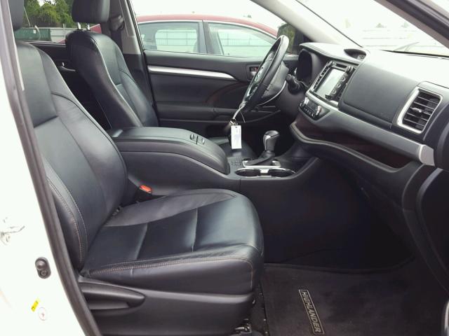 5TDKKRFH8ES026306 - 2014 TOYOTA HIGHLANDER ვერცხლისფერი ფოტო 5