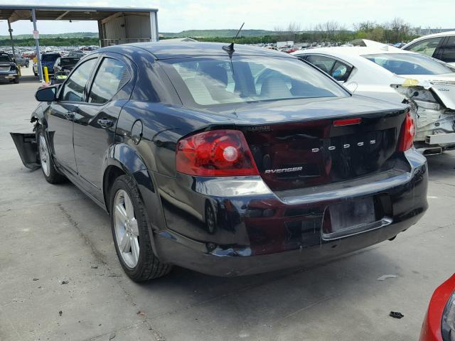 1B3BD1FB0BN599694 - 2011 DODGE AVENGER MA BLACK photo 3