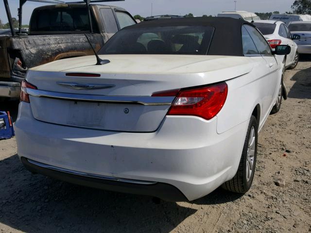 1C3BCBEB3CN116116 - 2012 CHRYSLER 200 TOURIN WHITE photo 4