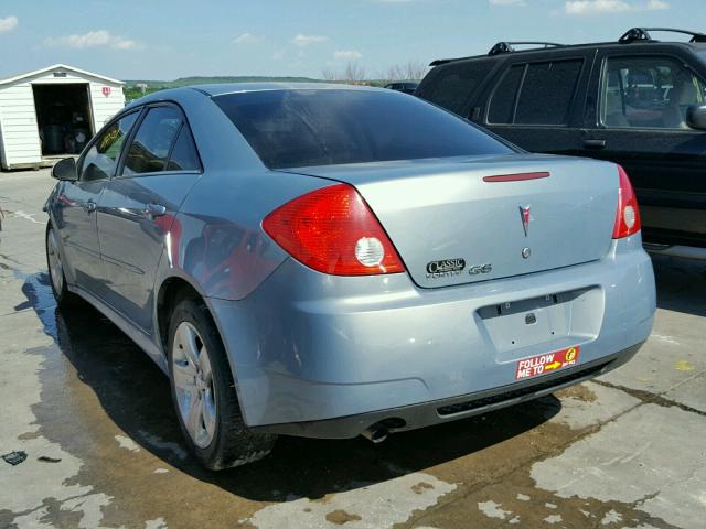 1G2ZJ57B694247350 - 2009 PONTIAC G6 BLUE photo 3