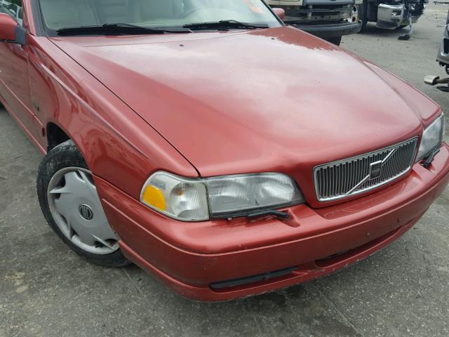 YV1LS5577W1498589 - 1998 VOLVO S70 RED photo 9