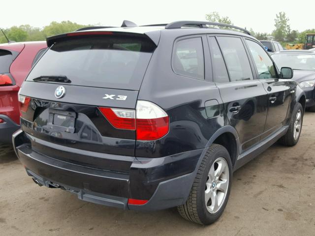 WBXPC93448WJ17083 - 2008 BMW X3 3.0SI BLUE photo 4