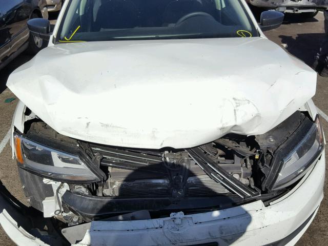 3VW2K7AJ9EM435121 - 2014 VOLKSWAGEN JETTA BASE WHITE photo 7