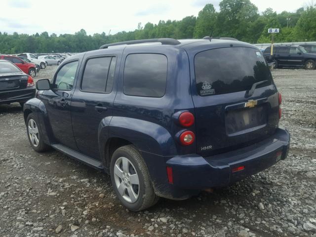 3GNCA13D78S704528 - 2008 CHEVROLET HHR LS BLUE photo 3