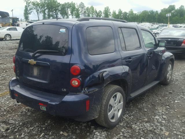 3GNCA13D78S704528 - 2008 CHEVROLET HHR LS BLUE photo 4