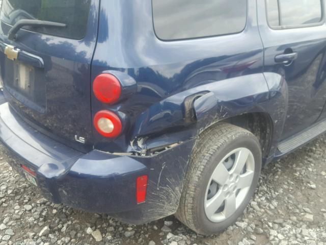 3GNCA13D78S704528 - 2008 CHEVROLET HHR LS BLUE photo 9