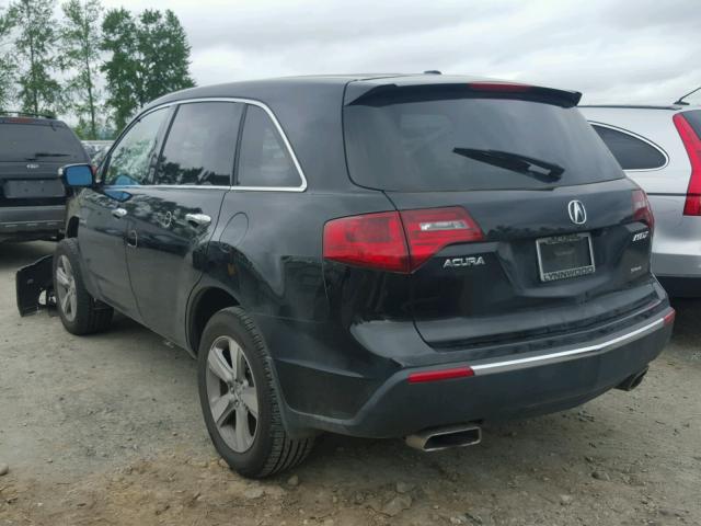 2HNYD2H66AH507438 - 2010 ACURA MDX TECHNO BLACK photo 3