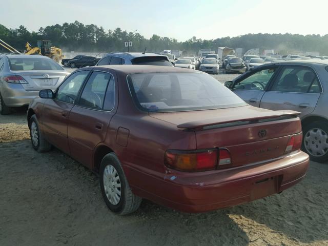 4T1SK11E9SU501236 - 1995 TOYOTA CAMRY DX BURGUNDY photo 3