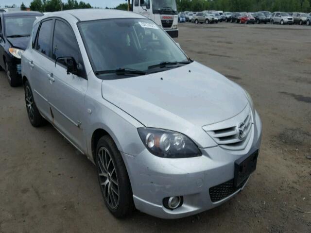 JM1BK143351322436 - 2005 MAZDA 3 HATCHBAC SILVER photo 1