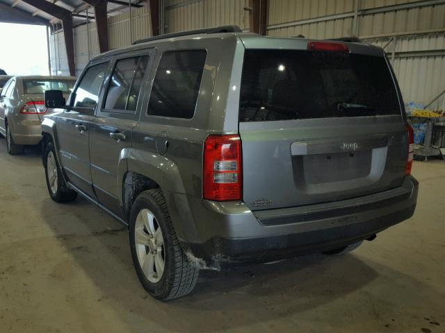 1C4NJPBB6DD100340 - 2013 JEEP PATRIOT SP GRAY photo 3