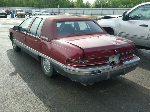 1G4BT52PXSR412296 - 1995 BUICK ROADMASTER RED photo 3