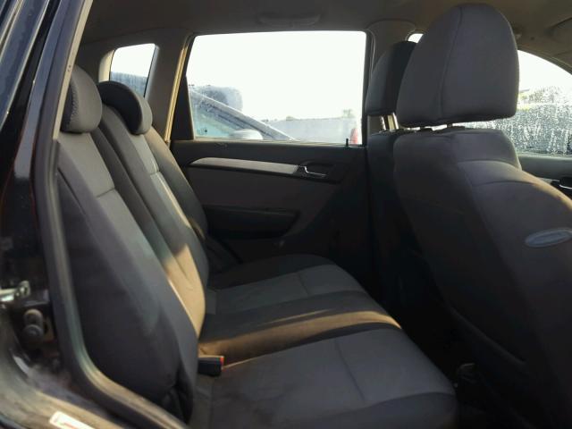 KL1TD6DE2BB172930 - 2011 CHEVROLET AVEO LS BLACK photo 6