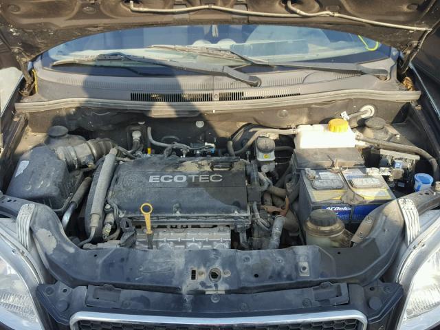 KL1TD6DE2BB172930 - 2011 CHEVROLET AVEO LS BLACK photo 7