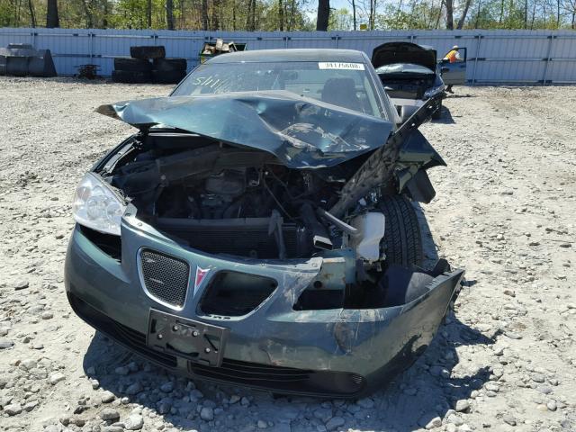 1G2ZF55B864222532 - 2006 PONTIAC G6 SE GREEN photo 9