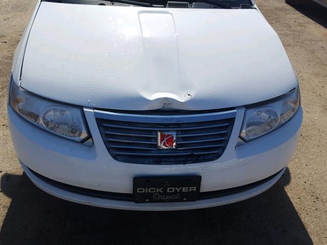1G8AZ55F97Z209712 - 2007 SATURN ION LEVEL WHITE photo 9