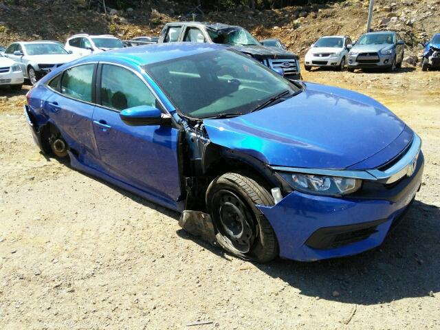 2HGFC2F55GH020283 - 2016 HONDA CIVIC LX BLUE photo 1