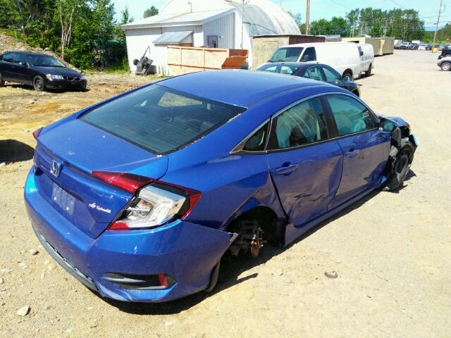 2HGFC2F55GH020283 - 2016 HONDA CIVIC LX BLUE photo 4