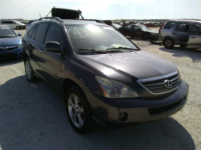 JTJGW31UX82006661 - 2008 LEXUS RX 400H CHARCOAL photo 1